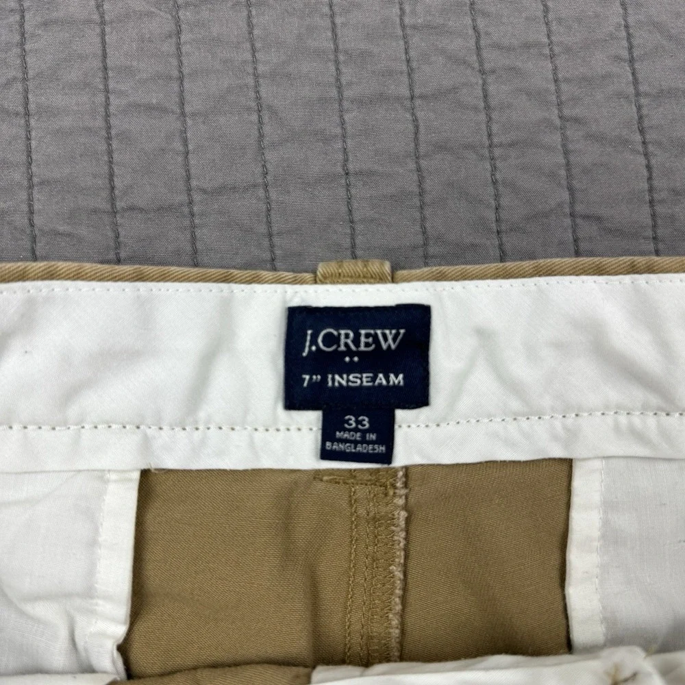 J. Crew Men's Khaki Chino Shorts